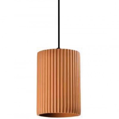 Φωτιστικό Κρεμαστό Φ15cm E27 230V Γύψινο Τερακότα 4062-T